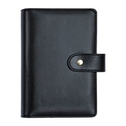 A6 Gold Purple Black Loose Leaf Binder Notebook Cover Gold Ring Diary Agenda Planner Paper Cover School Stationery