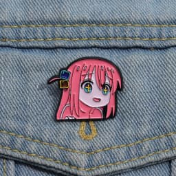 BOCCHI THE ROCK Anime Cosplay Brooches Cute Character Pins Clothing Backpack Lapel Badges Fashion Jewelry Accessories Gifts