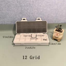 Sealed Moisturizing Paint Box 12/24/36 Grid Oil Pigment Organizer Watercolor Palette Acrylic Paints Storage Art Supplies