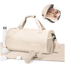 Gym Duffel Bag for Women,Daypack for Sports Gyms and Weekend Getaway,Waterproof Travel Bag with Shoe and Wet Clothes Compartment