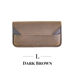 1pcGenuine Leather Waist Bag for Men, Casual Flip Cover, Phone Holster Case with Belt Clip, Mobile Phone Pouch for iPhone 15