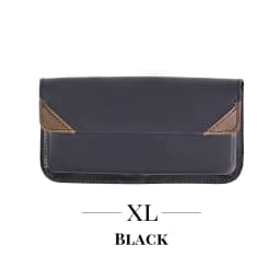 1pcGenuine Leather Waist Bag for Men, Casual Flip Cover, Phone Holster Case with Belt Clip, Mobile Phone Pouch for iPhone 15