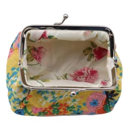 Women's Stylish Kiss Lock Storage Bag For Lipstick & Key,Floral Pattern Coin Purse