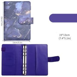 A6 A7 Marble Colorful Money Budget Planner Binder Cover Diary Agenda Planning Paper Cover School Stationery