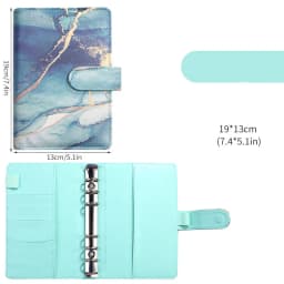 A6 A7 Marble Colorful Money Budget Planner Binder Cover Diary Agenda Planning Paper Cover School Stationery