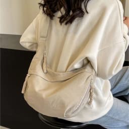 Leisure Crossbody Hobo Bag with Large Capacity Versatile and Niche Design Nylon Shoulder Bag Student Class Mailman Bag