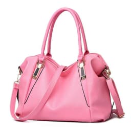 Women'S Fashion Soft Leather Handbag Classic Temperamental Large Capacity Top-Handle Bags Daily One Shoulder Crossbody Bag