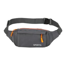 Men's and Women's Universal Models Waist Bag Fashion Crossbody Bags Sports Cell Phone Bags Solid Color Large Capacity Chest Bag