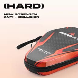 New Table Tennis Racket Bags EVA Hard Shell Waterproof With Bag Case Strap Box Table Dustproof Paddles Hand Tennis Storage