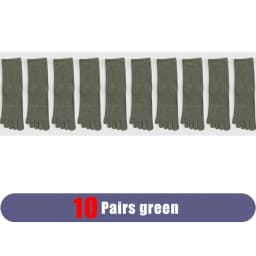 5 Pairs Cotton 5 Finger Short Socks For Woman Girl Solid Sweat-Absorbing Breathable Soft Elastic Harajuku Toe Socks 4 Seasons