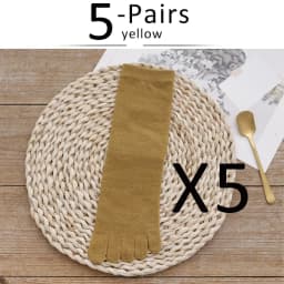 5 Pairs Cotton 5 Finger Short Socks For Woman Girl Solid Sweat-Absorbing Breathable Soft Elastic Harajuku Toe Socks 4 Seasons