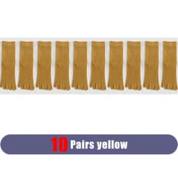 5 Pairs Cotton 5 Finger Short Socks For Woman Girl Solid Sweat-Absorbing Breathable Soft Elastic Harajuku Toe Socks 4 Seasons
