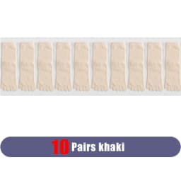 5 Pairs Cotton 5 Finger Short Socks For Woman Girl Solid Sweat-Absorbing Breathable Soft Elastic Harajuku Toe Socks 4 Seasons