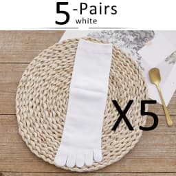 5 Pairs Cotton 5 Finger Short Socks For Woman Girl Solid Sweat-Absorbing Breathable Soft Elastic Harajuku Toe Socks 4 Seasons