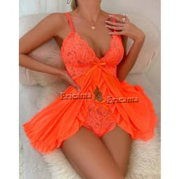 Sexy Solid Slip Nightdress Contrast Lace Round Neck Backless Sleep Mini Dress Women's Sleepwear & Dresses