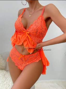 Sexy Solid Slip Nightdress Contrast Lace Round Neck Backless Sleep Mini Dress Women's Sleepwear & Dresses