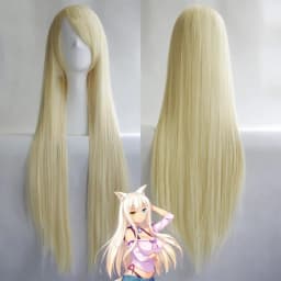 Game Anime Nekopara Coconut Light Blonde Cosplay Wig Heat Resistant Hair Wigs