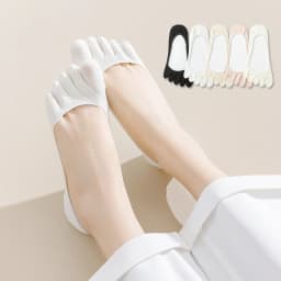 5 Pairs Summer Women Girl Toe Socks Invisible Cotton Solid Shallow Mouth Thin Breathable,Deodorant No Show 5 Finger Socks