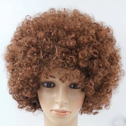 Women Curly Cosplay Wig Short Wavy Curly Hair Colorful Synthetic Wig For Daily Party Men Football Fan Wearing Kids Wigs