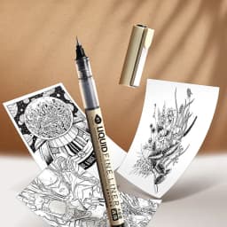 Capacity Quick Dry Waterproof Art Markers Fineliner Brushs Pen Sketch Drawing comics Pigment Line Pens Hand Lettering Supplies