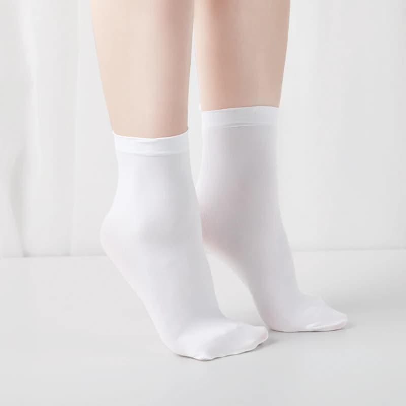 Girls Women Summer Thin Breathable Sport Socks Children Adult Soft Skin Friendly Ballet Dance Short Socks