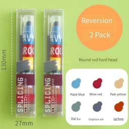 6/12pcs/set Colors Rainbow Mini Splicing Pastel Gel Highlighter Markers Pen Office School Stationery Painting Mark Art Supplies