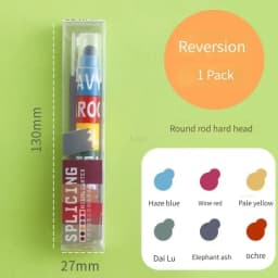 6/12pcs/set Colors Rainbow Mini Splicing Pastel Gel Highlighter Markers Pen Office School Stationery Painting Mark Art Supplies