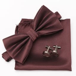Multicolor Bowtie Pocket Square Cufflinks Sets Classic Solid Color  Bowtie Wedding Party Formal Gift Plaids Adjust Neck Bow Tie