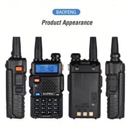 1PC/2PCS Baofeng UV 5R USB Long Range Ham Amateur With FM Radio Long Range Portable Two Way Radio Baofeng CB Radio Walkie Talkie
