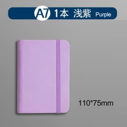 1Pcs A7 Mini Notebook Portable Student Pocket Book Notepad Diary Planner Agenda Leather Cover Memo Pad Office School Stationery