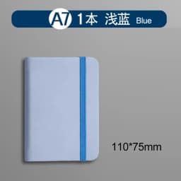 1Pcs A7 Mini Notebook Portable Student Pocket Book Notepad Diary Planner Agenda Leather Cover Memo Pad Office School Stationery