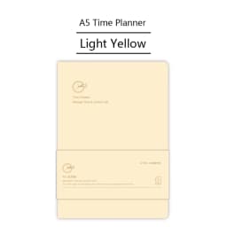 Kinbor Notebook Journal A5 Self-filling Budget Planner  PU Material Agenda Planning Notebook 공책 Writing Office School Stationery
