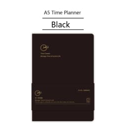 Kinbor Notebook Journal A5 Self-filling Budget Planner  PU Material Agenda Planning Notebook 공책 Writing Office School Stationery