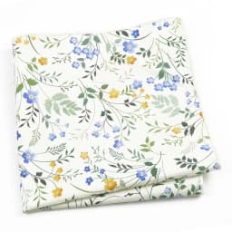 Beautiful Green Blue Floral Handkerchief 100% Cotton Elegant Colorful 26cm Pocket Square For Men Women Suit Chest Towel Gift