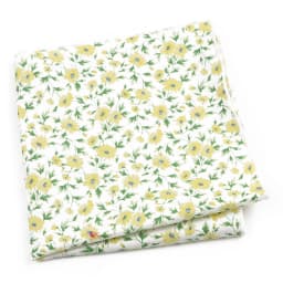 Beautiful Green Blue Floral Handkerchief 100% Cotton Elegant Colorful 26cm Pocket Square For Men Women Suit Chest Towel Gift