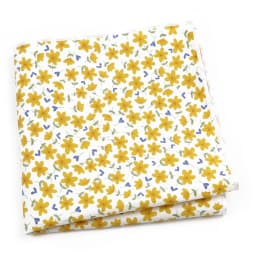 Beautiful Green Blue Floral Handkerchief 100% Cotton Elegant Colorful 26cm Pocket Square For Men Women Suit Chest Towel Gift