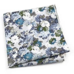 Beautiful Green Blue Floral Handkerchief 100% Cotton Elegant Colorful 26cm Pocket Square For Men Women Suit Chest Towel Gift