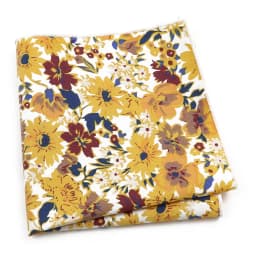 Beautiful Green Blue Floral Handkerchief 100% Cotton Elegant Colorful 26cm Pocket Square For Men Women Suit Chest Towel Gift