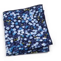 Beautiful Green Blue Floral Handkerchief 100% Cotton Elegant Colorful 26cm Pocket Square For Men Women Suit Chest Towel Gift
