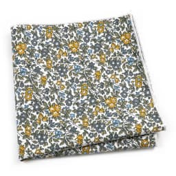 Beautiful Green Blue Floral Handkerchief 100% Cotton Elegant Colorful 26cm Pocket Square For Men Women Suit Chest Towel Gift