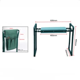 Hot Selling Garden Kneeling Stool with Tool Kit Two-use Outdoor Sponge Non-Slip Folding Stool Garden Hardware Tools