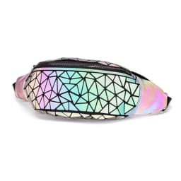 Fashion Male Luminous Geometry Lightweight Waist Pack Women Chest pack Cycling Sports Belt bag Man Casual Travel Pack