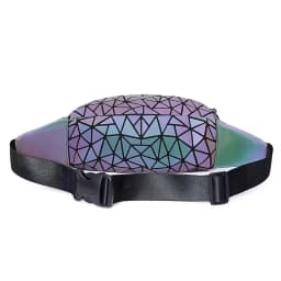 Fashion Male Luminous Geometry Lightweight Waist Pack Women Chest pack Cycling Sports Belt bag Man Casual Travel Pack