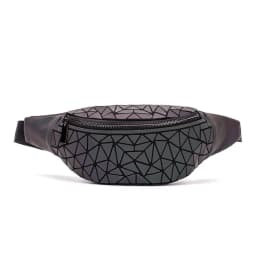 Fashion Male Luminous Geometry Lightweight Waist Pack Women Chest pack Cycling Sports Belt bag Man Casual Travel Pack