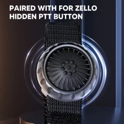 Wireless PTT Button Bluetooth 5.0 IP67 Waterproof Wireless PTT Button Switch for Zello for IOS for Android Bluetooth PTT Button
