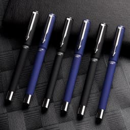Ballpoint Pen 0.7mm Frosted Titanium Steel Ball Head Neutral Pen Large Capacity Super Smooth Students Writing Pen