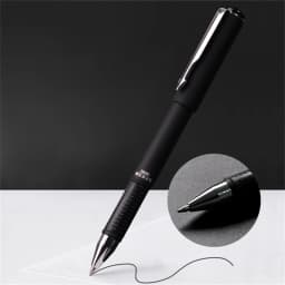 Ballpoint Pen 0.7mm Frosted Titanium Steel Ball Head Neutral Pen Large Capacity Super Smooth Students Writing Pen