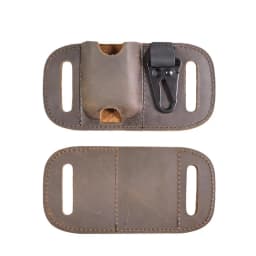 1pcMen's casual genuine leather case, handmade,suitable for airpods pro headphones and headphones of the same size