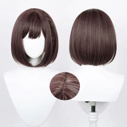Anime Shinonome Ena Cosplay Wig Grey Pink Brown Short Heat Resistant Synthetic Hair Halloween Party Wigs