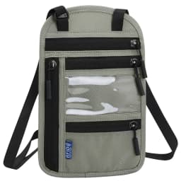 Multifunctional Halter Neck Passport Bag RFID Crossbody Shoulder Storage Bag Ticket Document Protective Cover Credit Card Holder